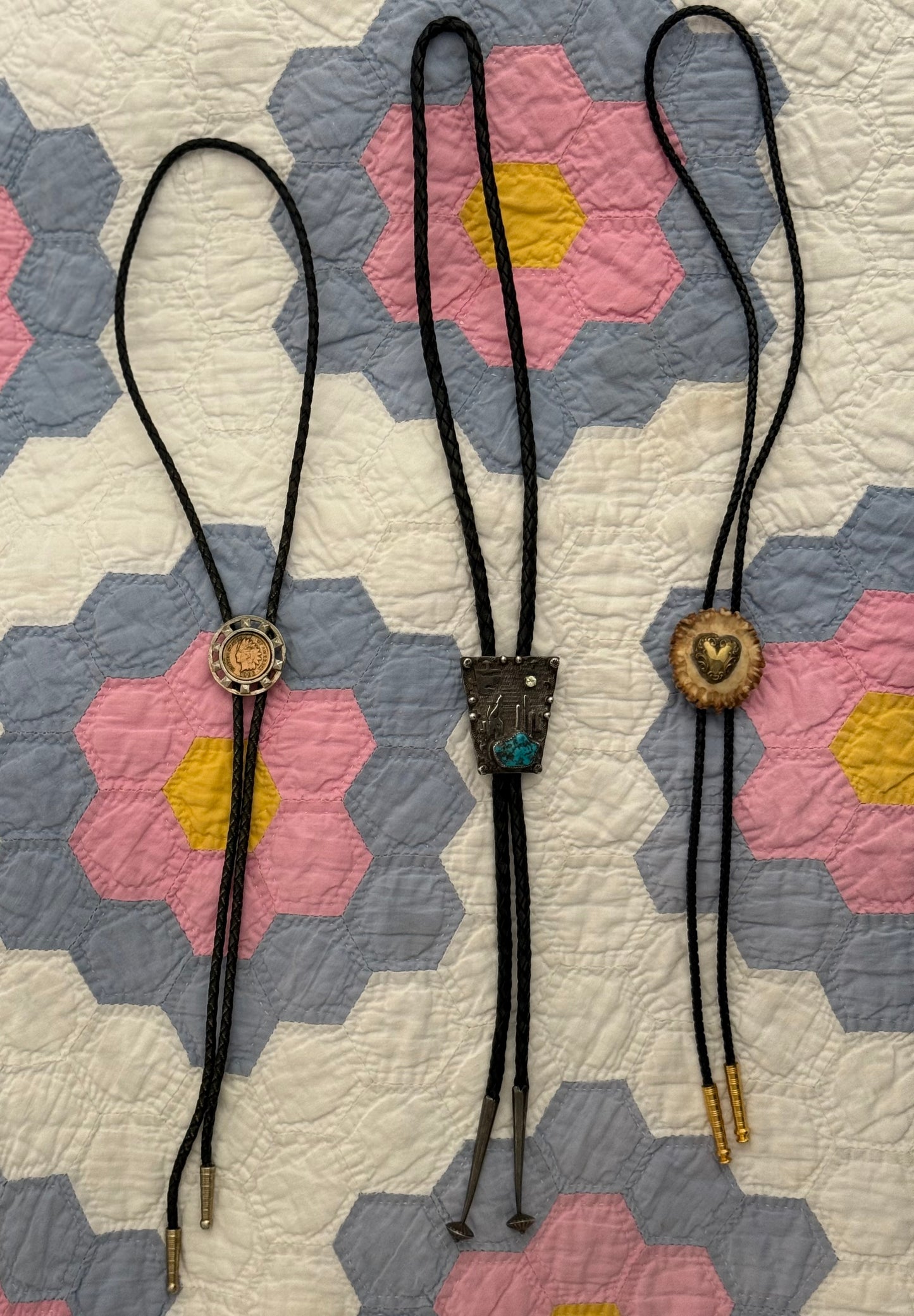 Vintage Indian Head Penny Bolo Tie