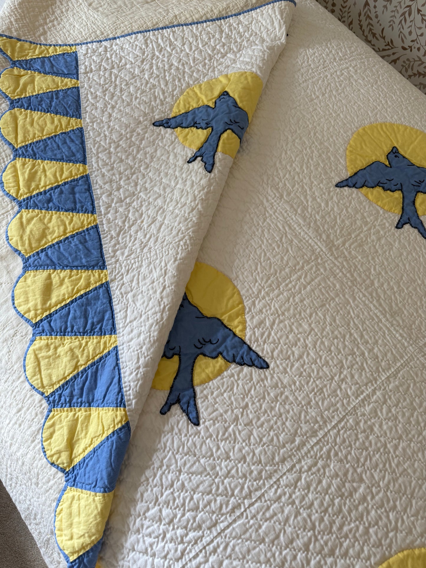 Vintage Bluebird Quilt
