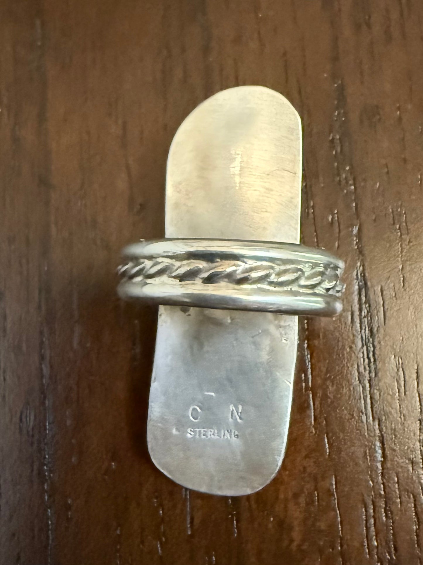 Sterling Turquoise and Coral Ring