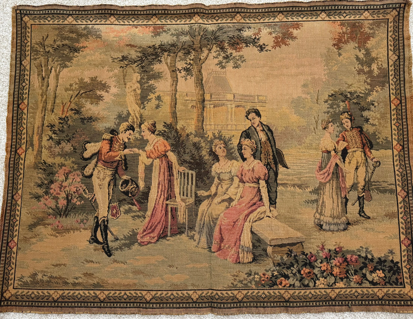 Vintage French Tapestry