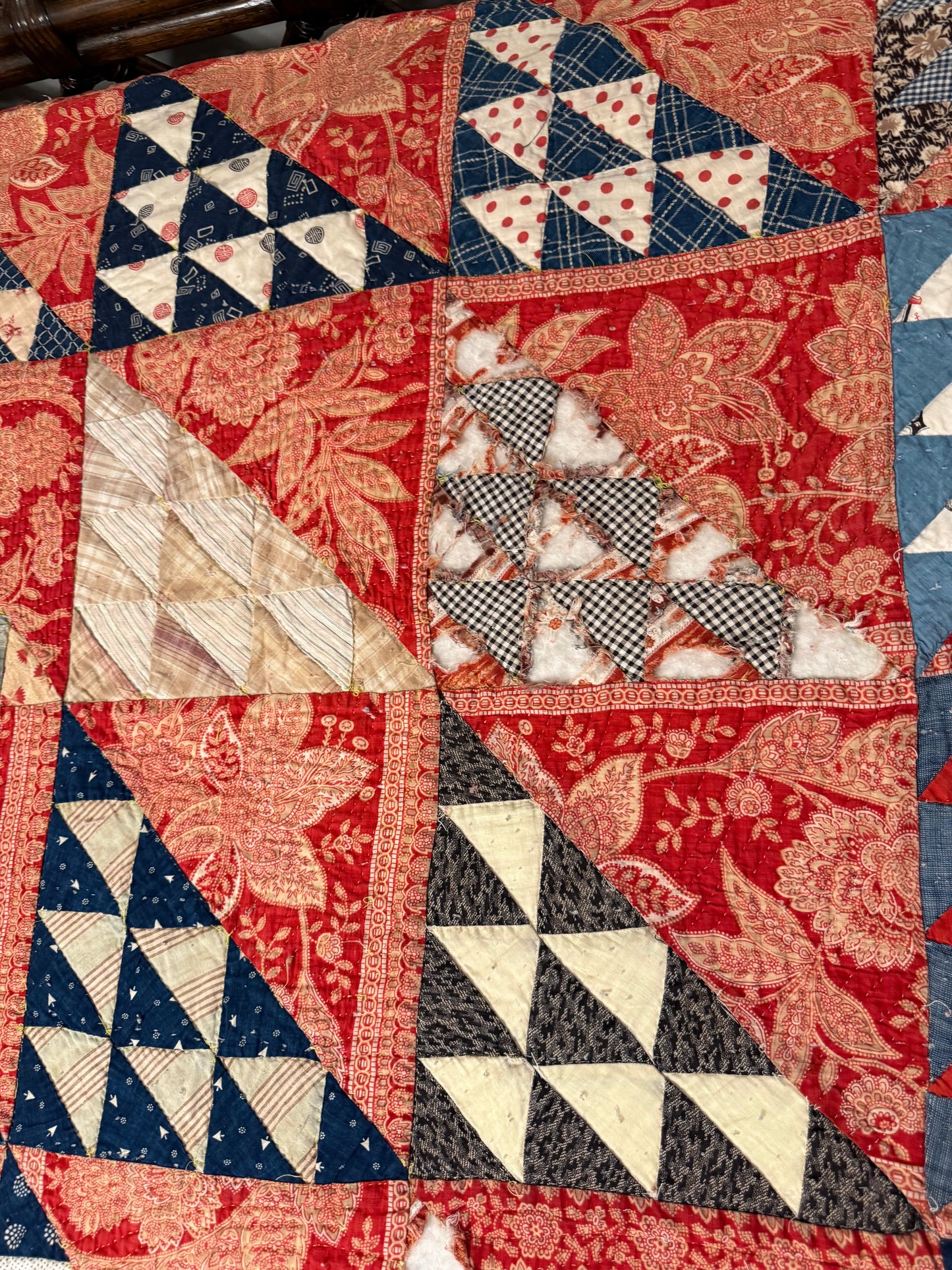 Vintage Triangle Block Quilt