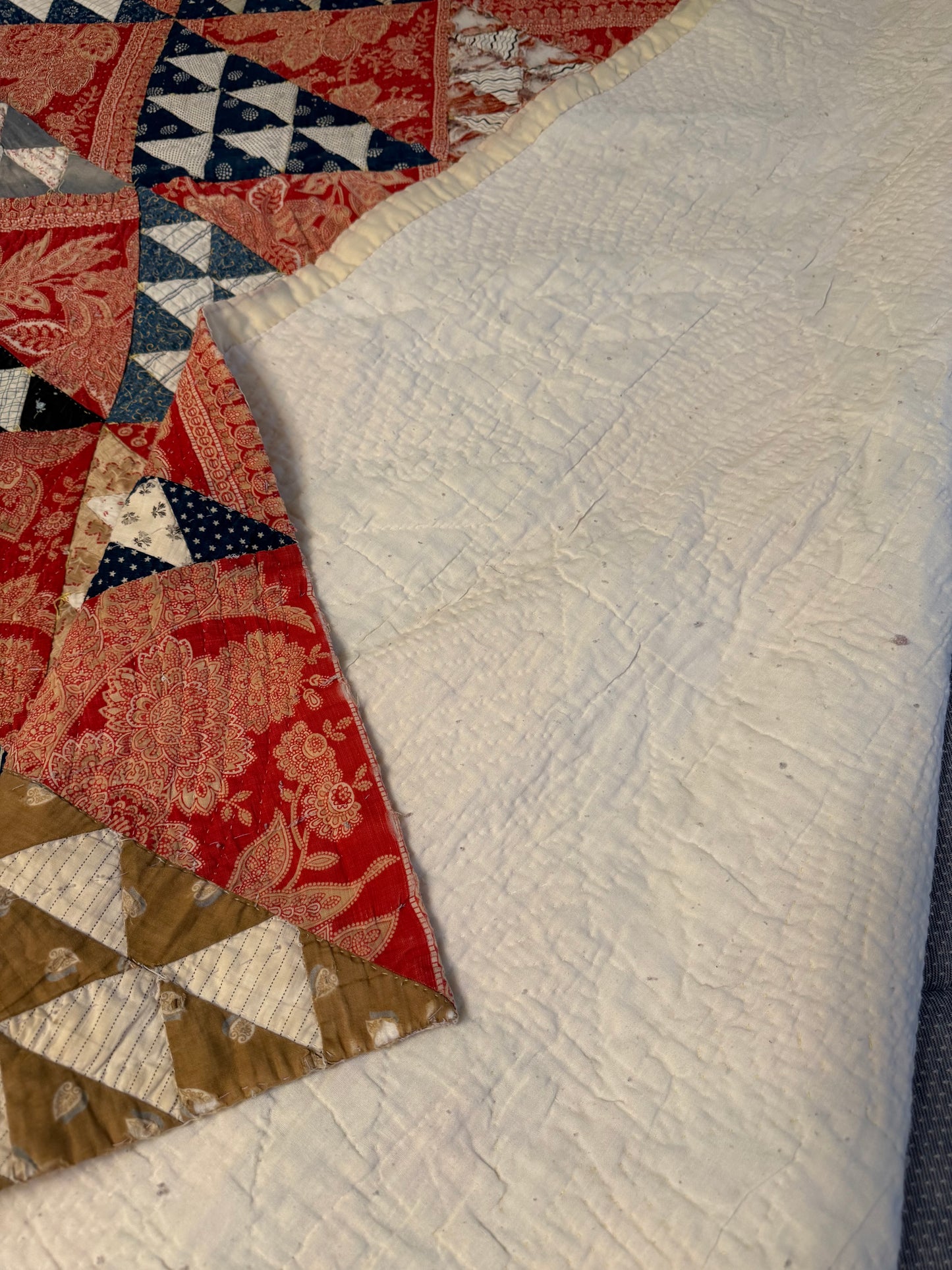 Vintage Triangle Block Quilt