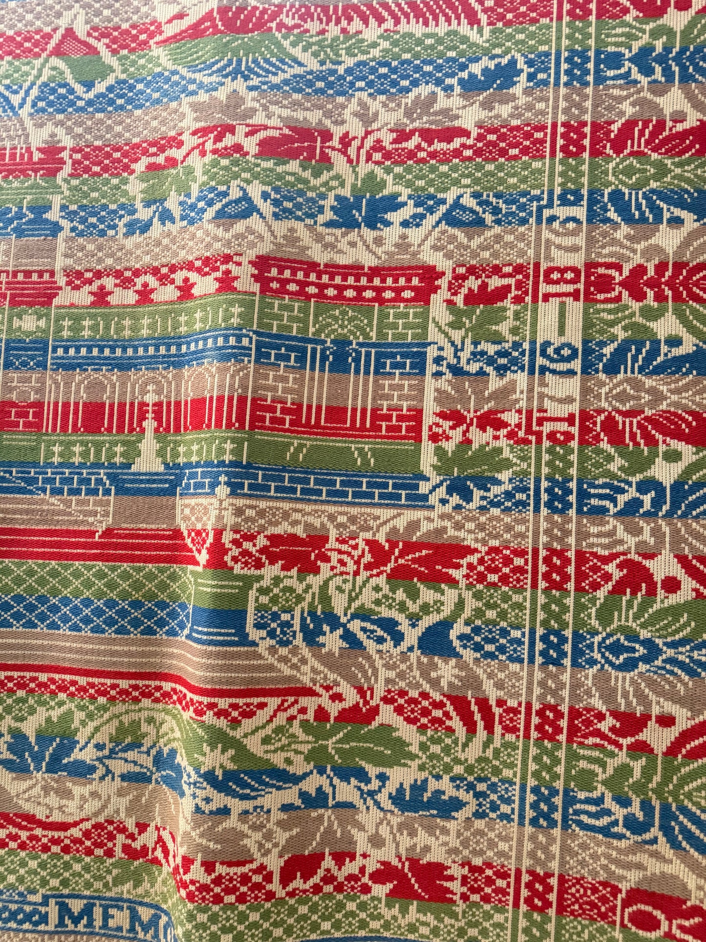 Antique 1876 Centennial Coverlet