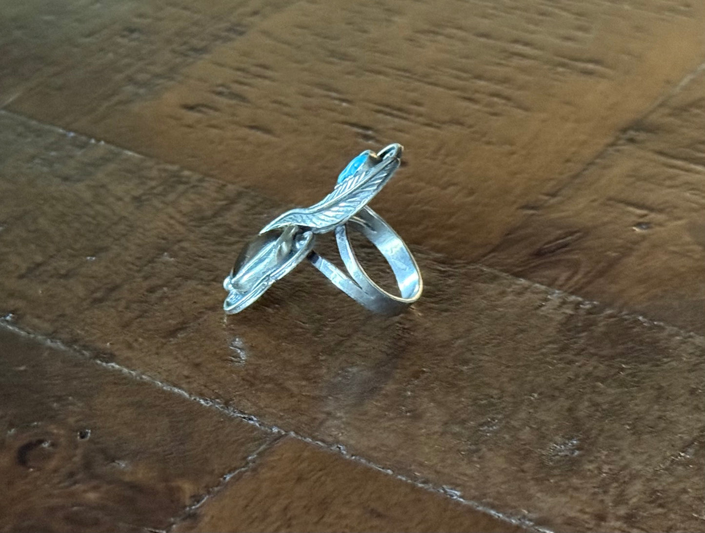 Sterling Turquoise and Tiger's Eye Ring