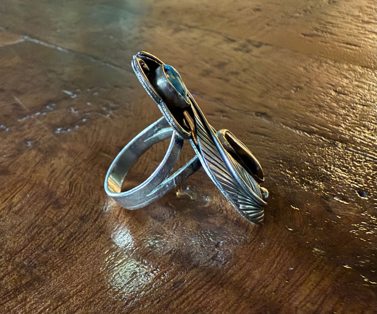 Sterling Turquoise and Tiger's Eye Ring