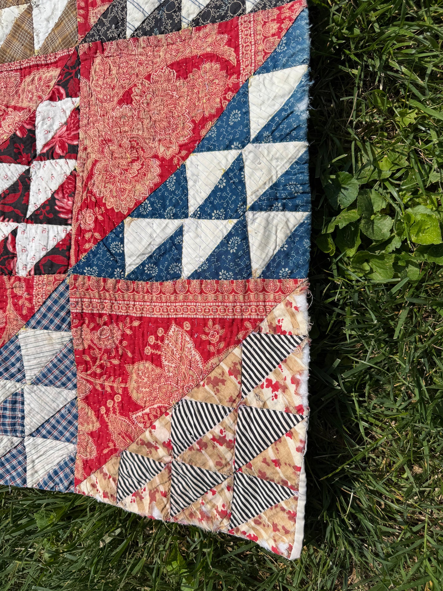 Vintage Triangle Block Quilt