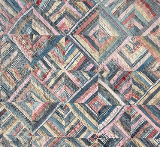 Antique String Quilt Top