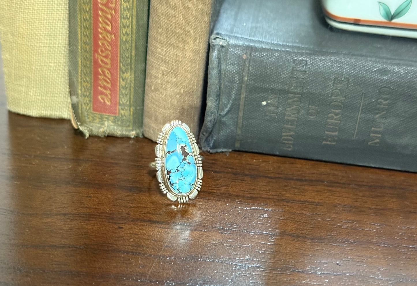 Sterling Golden Hill Turquoise Ring