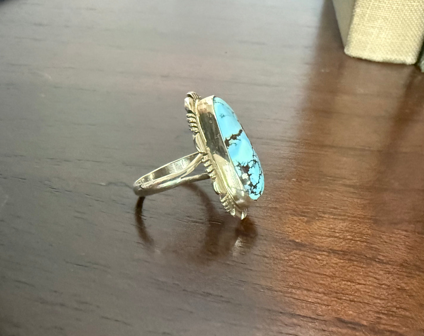 Sterling Golden Hill Turquoise Ring