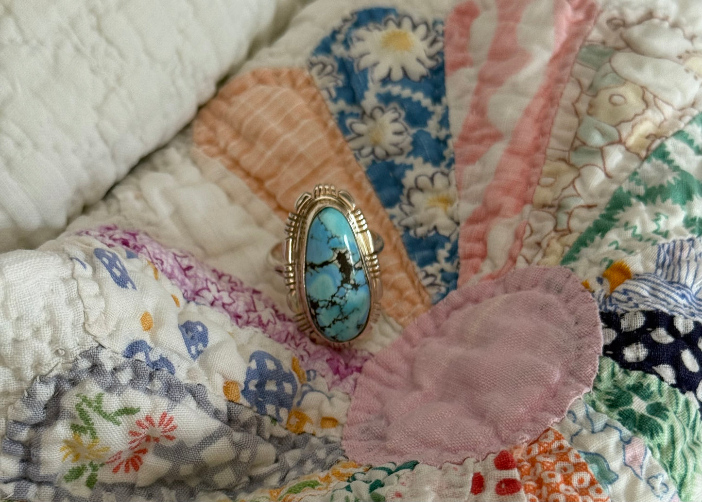 Sterling Golden Hill Turquoise Ring