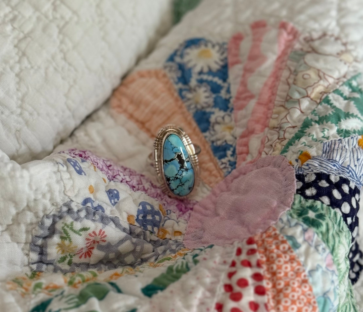 Sterling Golden Hill Turquoise Ring