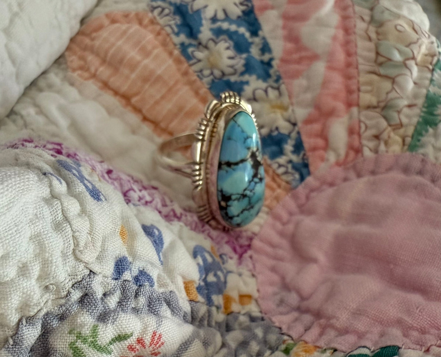 Sterling Golden Hill Turquoise Ring