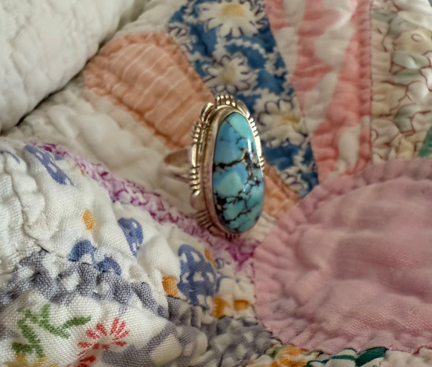 Sterling Golden Hill Turquoise Ring
