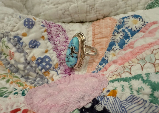 Sterling Golden Hill Turquoise Ring