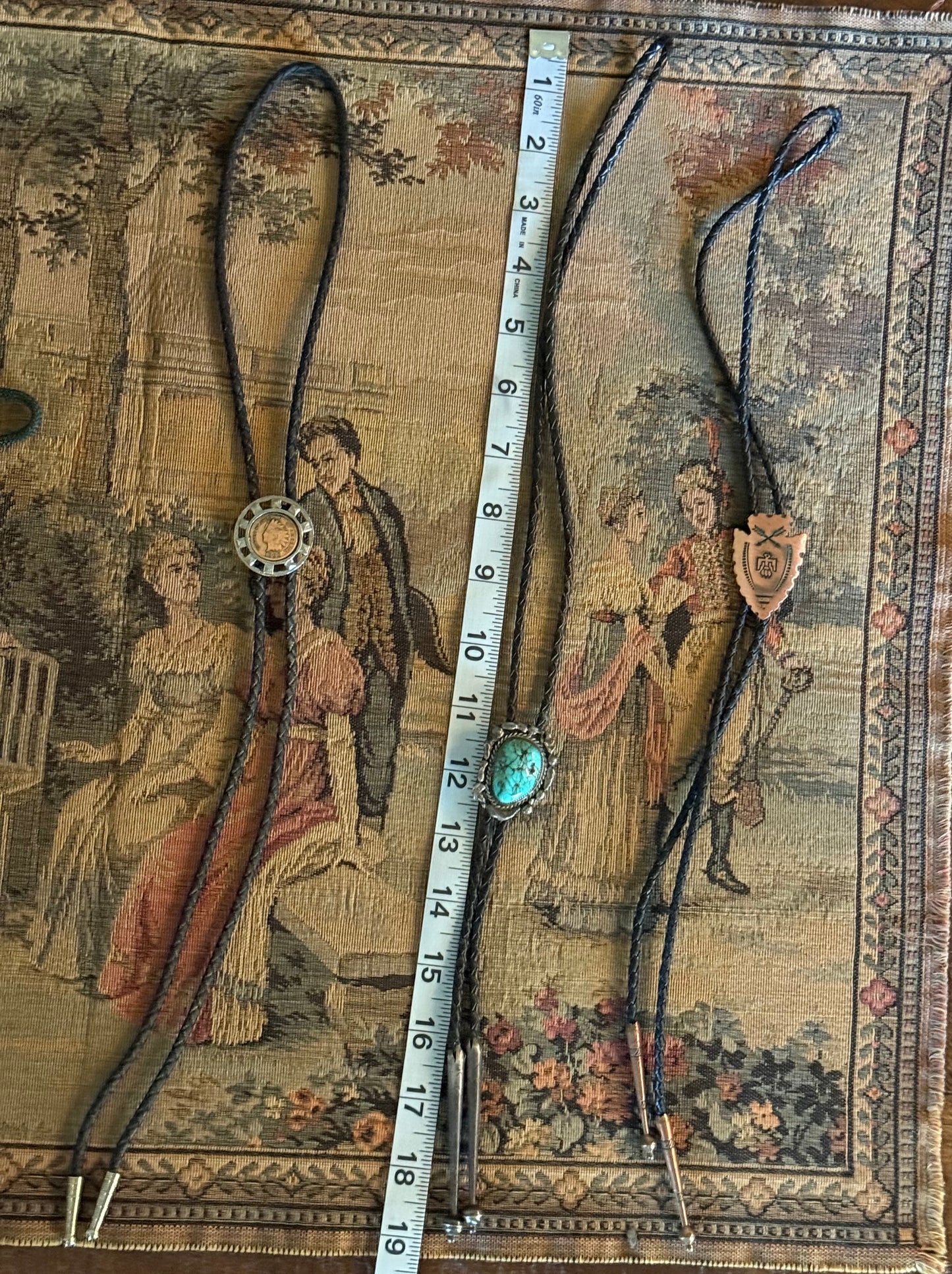 Vintage Turquoise Bolo Tie