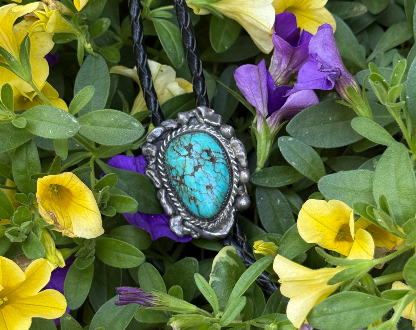 Vintage Turquoise Bolo Tie