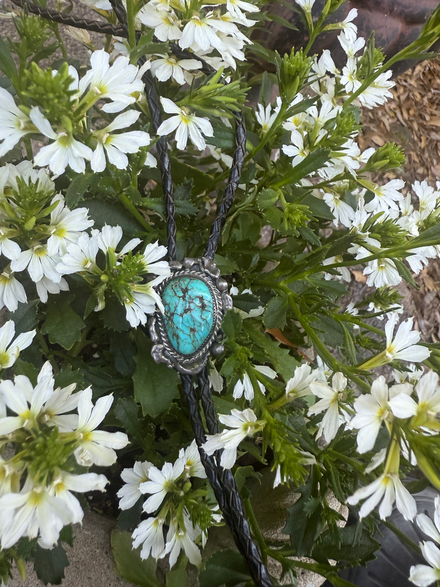 Vintage Turquoise Bolo Tie