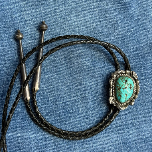 Vintage Turquoise Bolo Tie