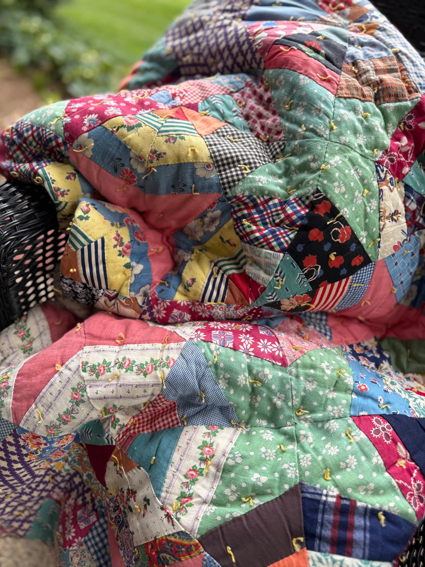 Vintage Spider Web Quilt
