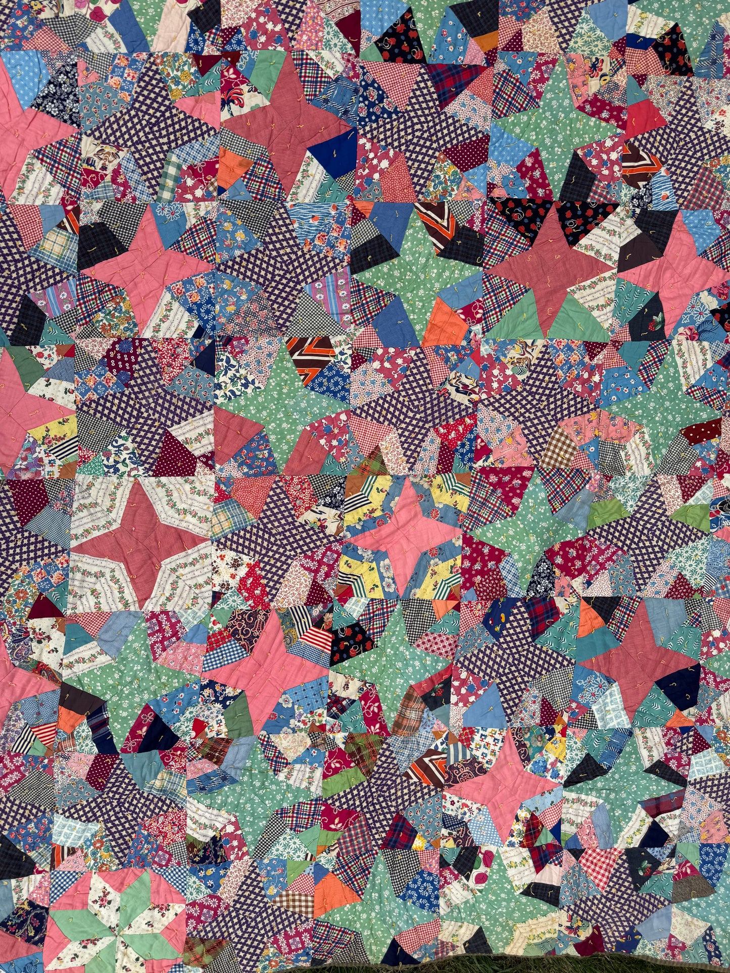 Vintage Spider Web Quilt