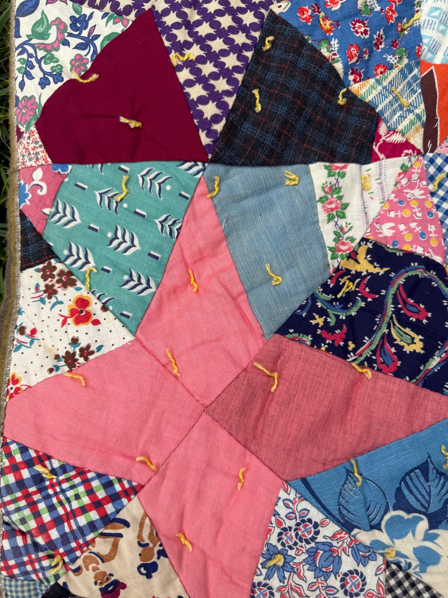 Vintage Spider Web Quilt