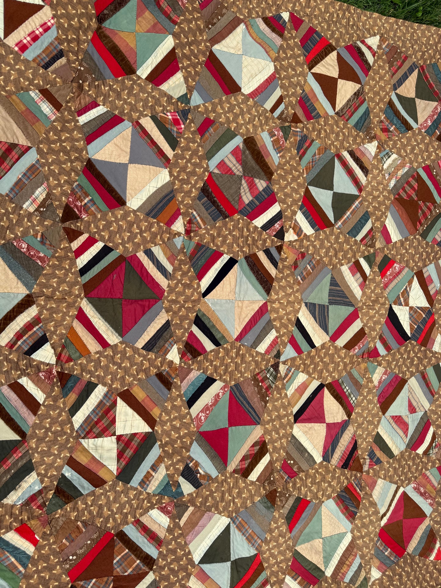 Antique Rocky Road to Kansas Quilt