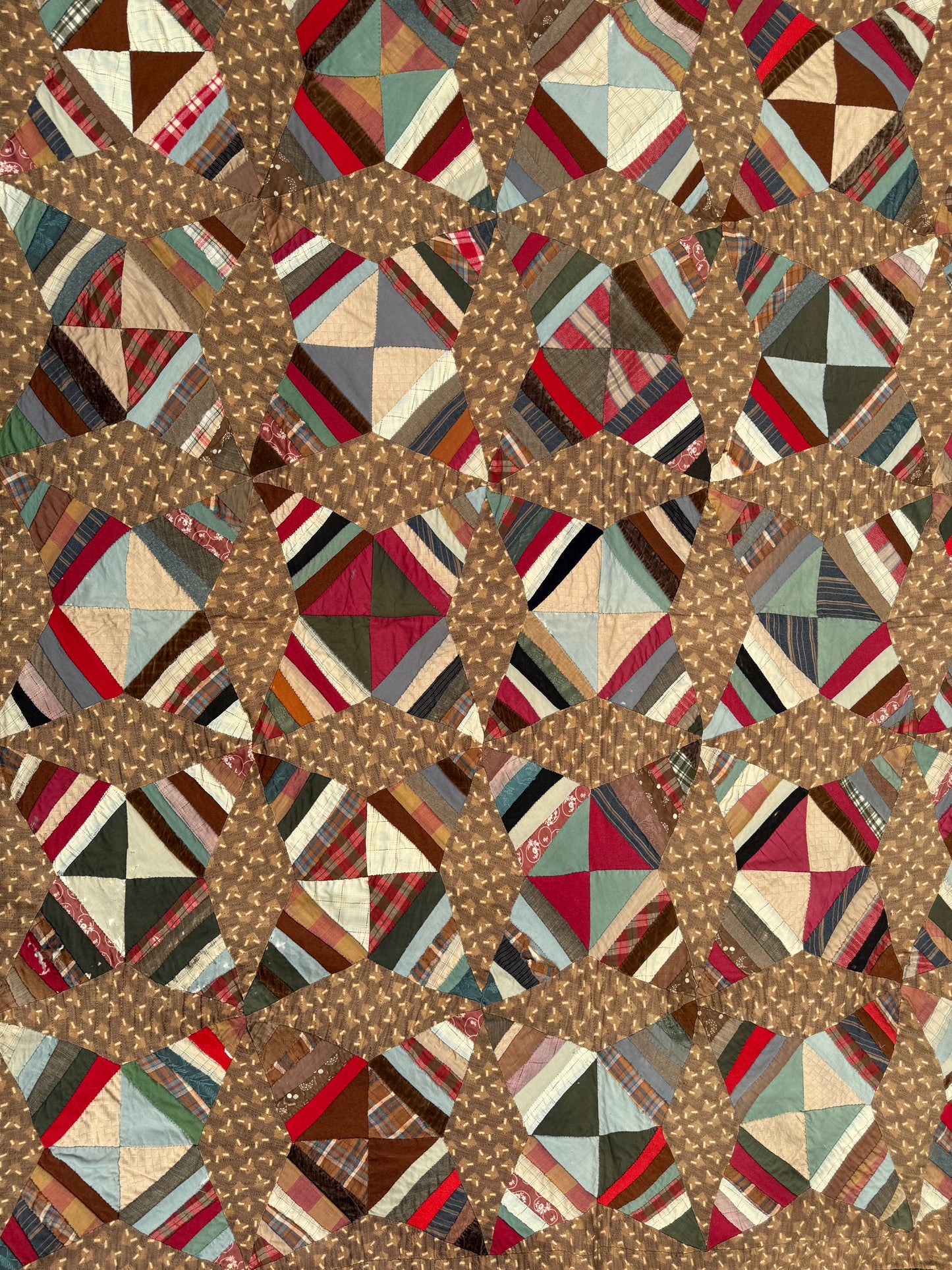 Antique Rocky Road to Kansas Quilt