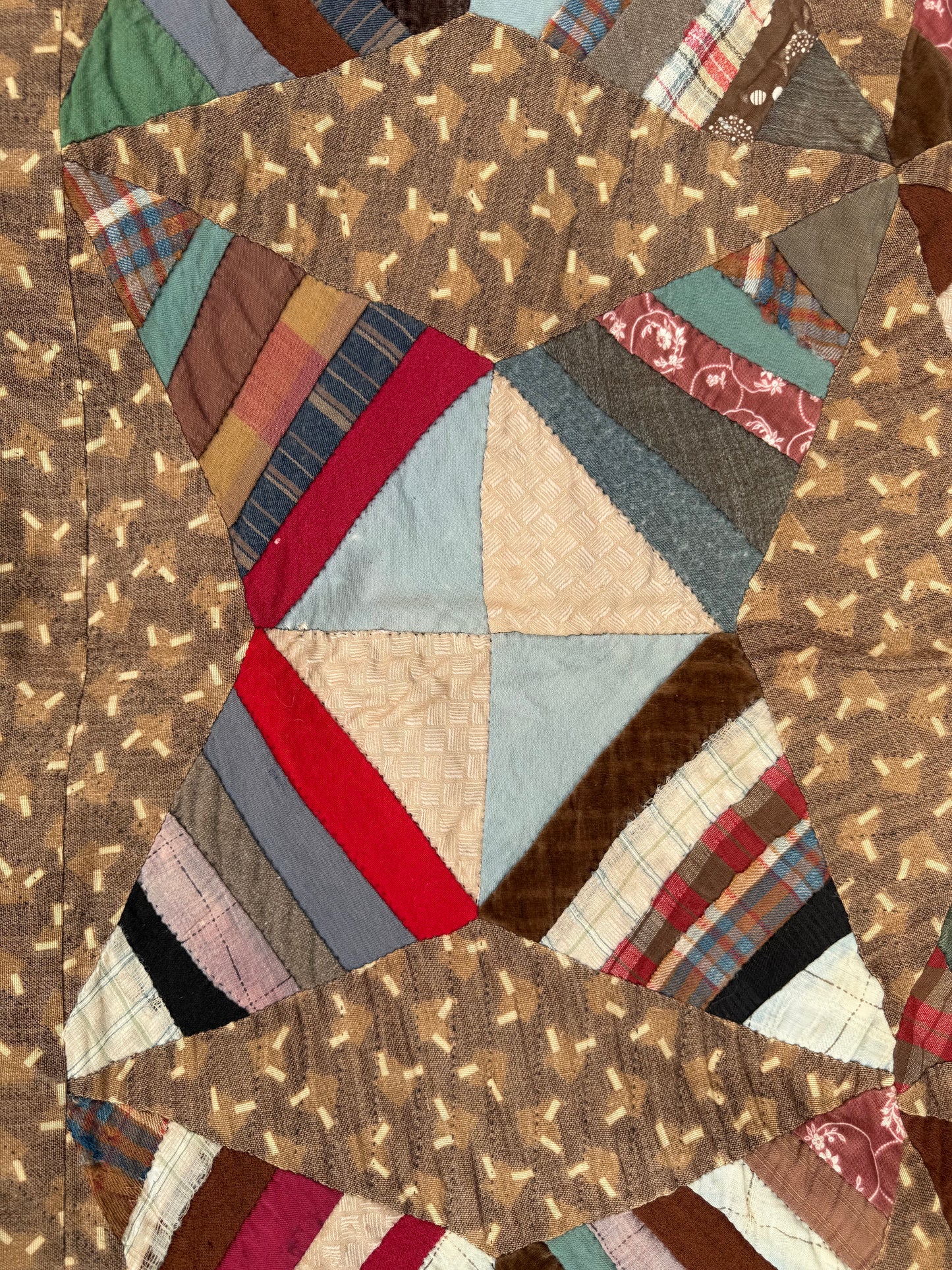 Antique Rocky Road to Kansas Quilt