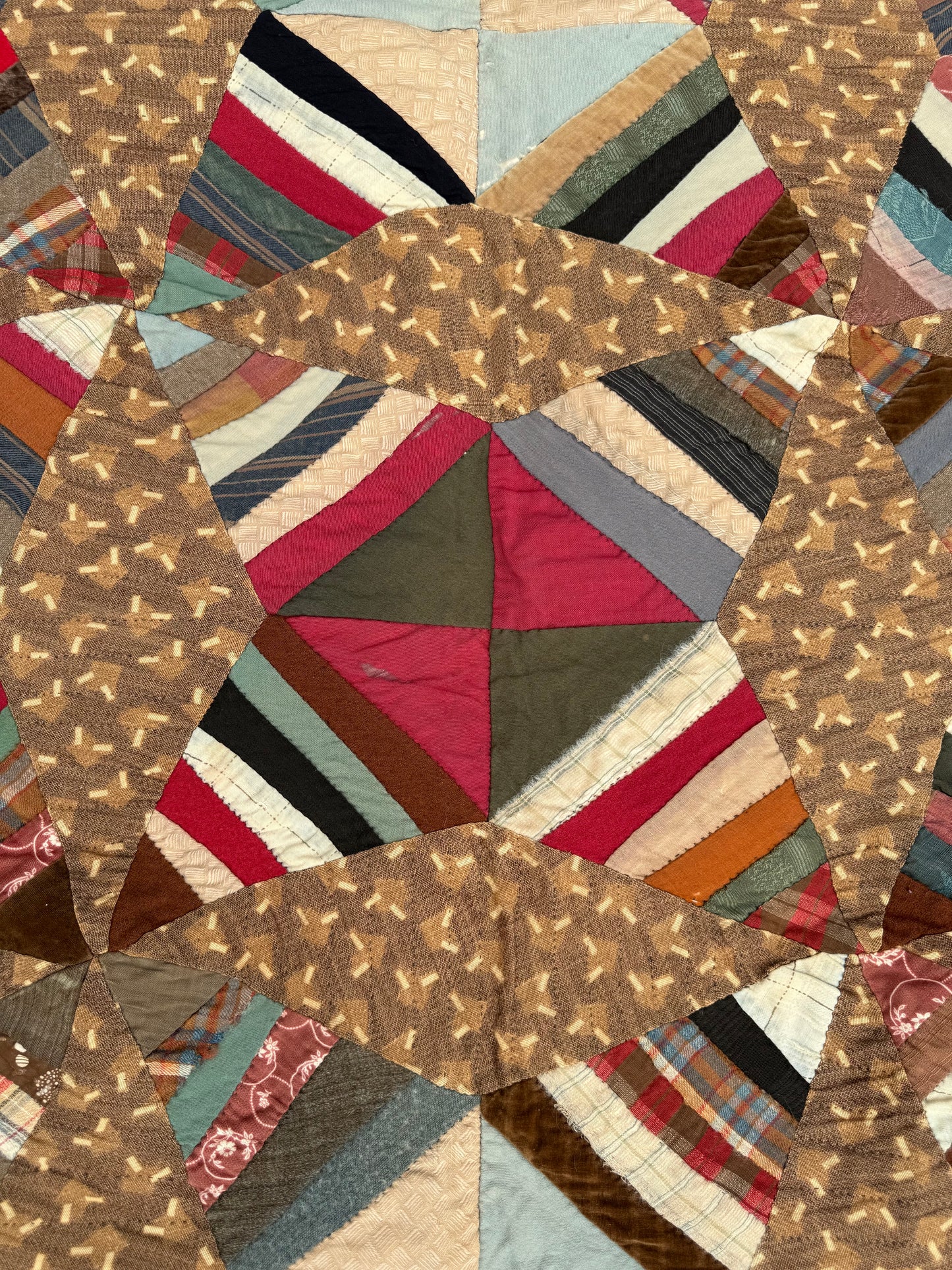 Antique Rocky Road to Kansas Quilt