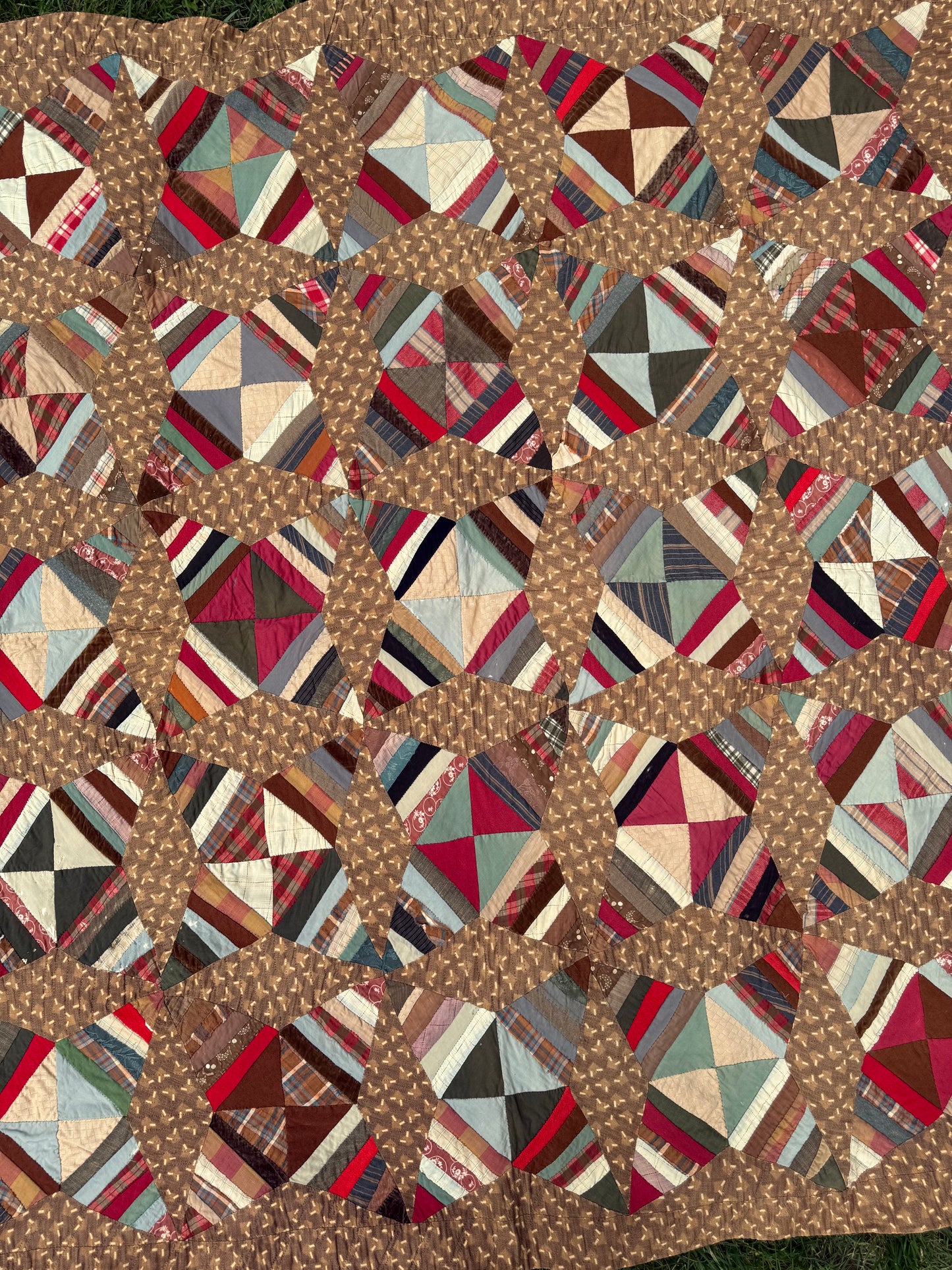 Antique Rocky Road to Kansas Quilt