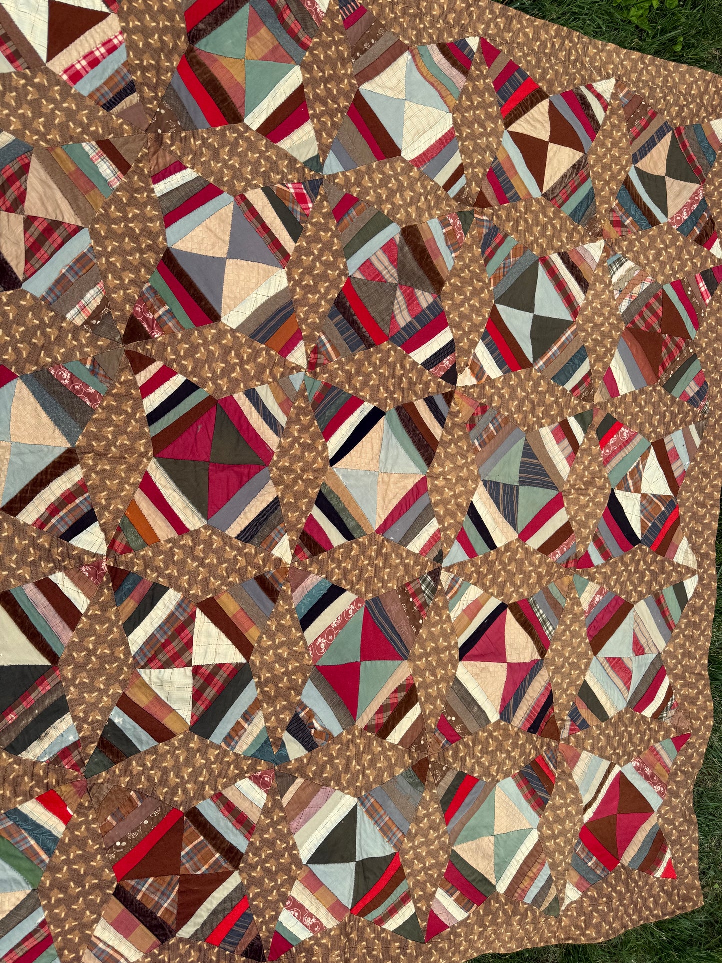 Antique Rocky Road to Kansas Quilt
