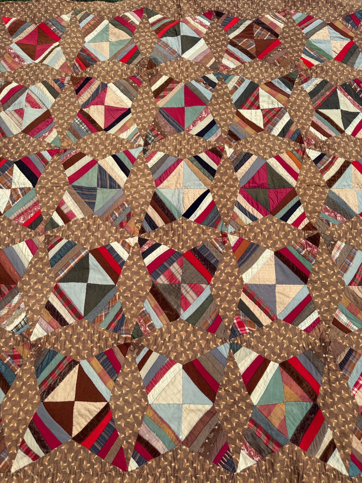Antique Rocky Road to Kansas Quilt
