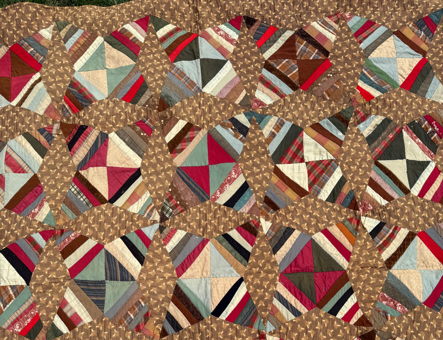 Antique Rocky Road to Kansas Quilt