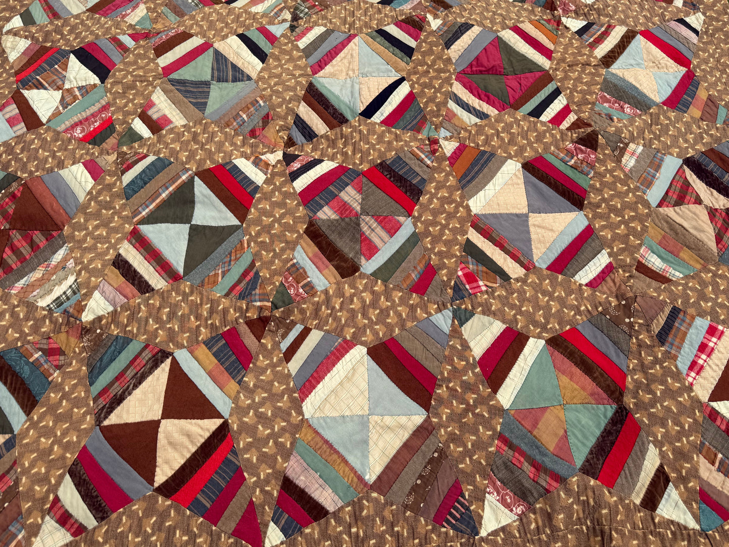 Antique Rocky Road to Kansas Quilt