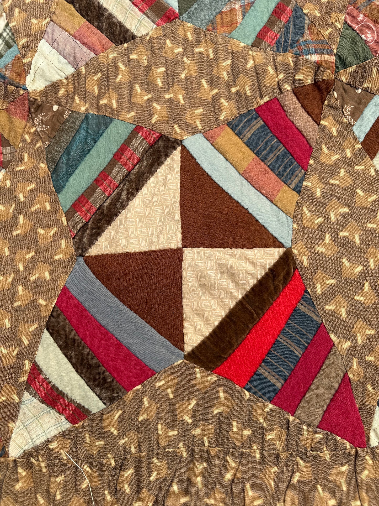 Antique Rocky Road to Kansas Quilt