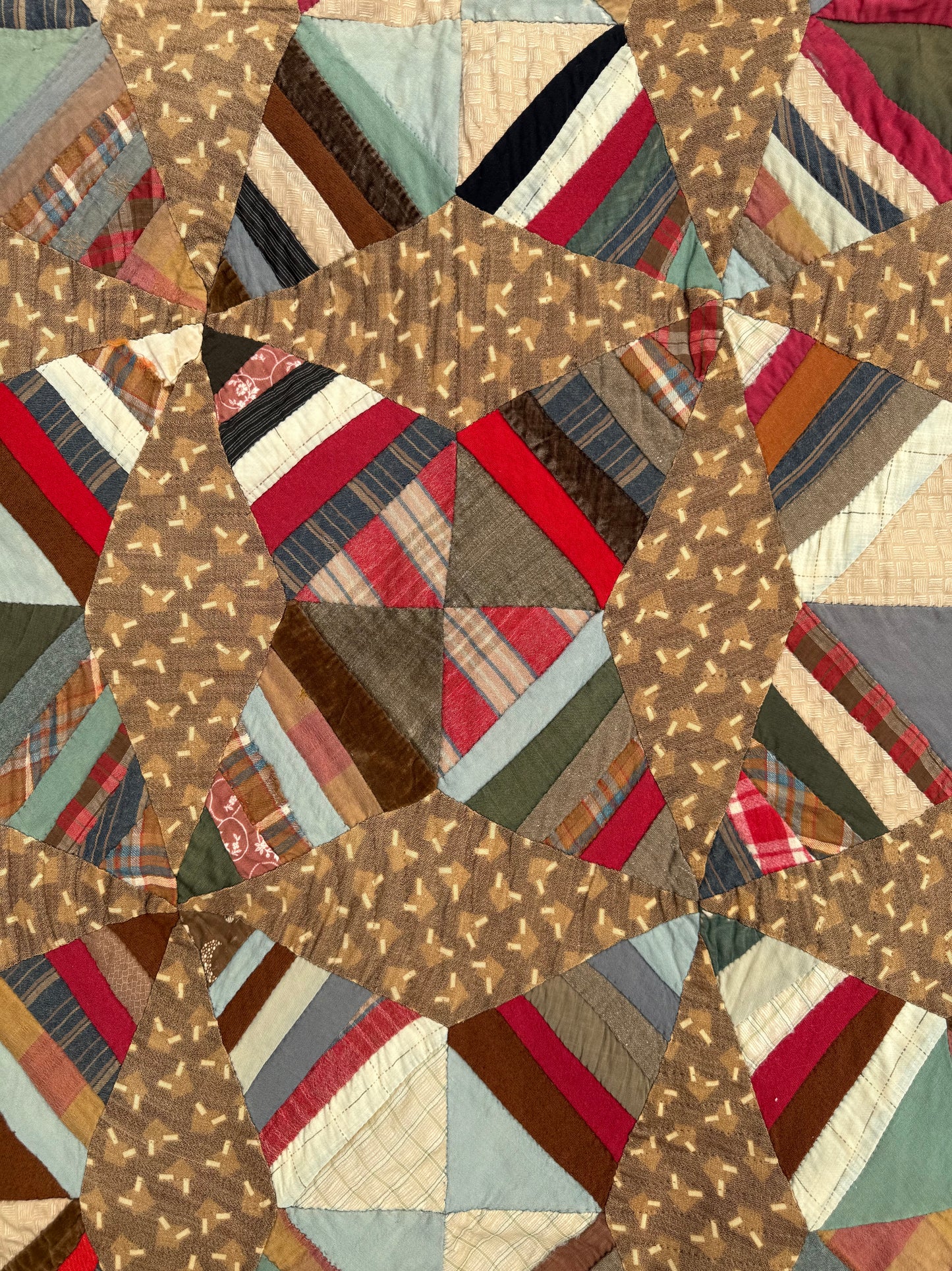 Antique Rocky Road to Kansas Quilt