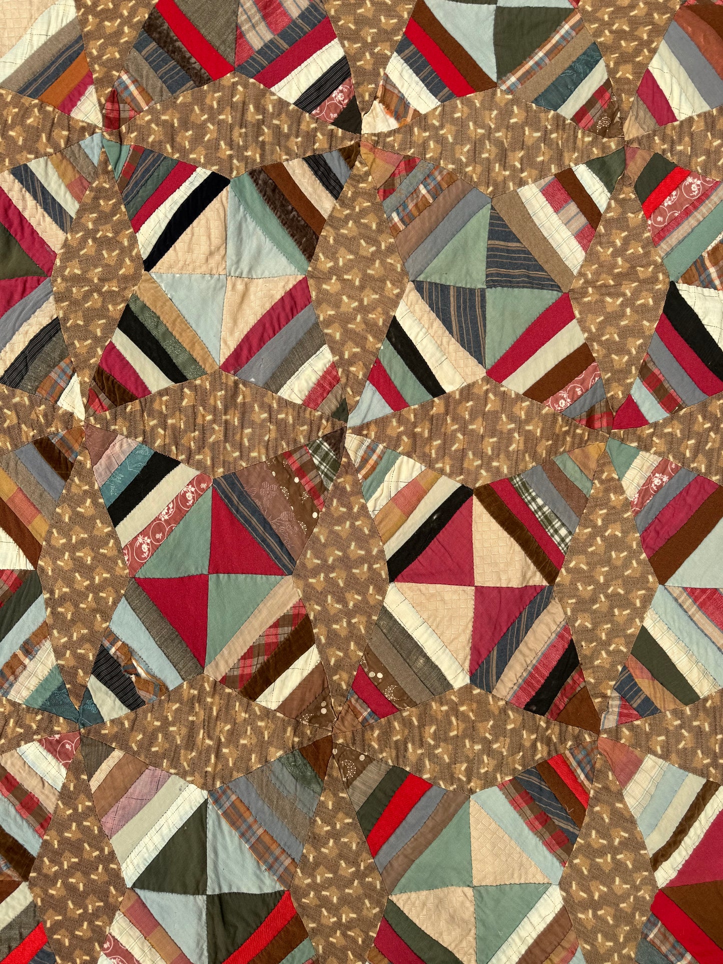 Antique Rocky Road to Kansas Quilt