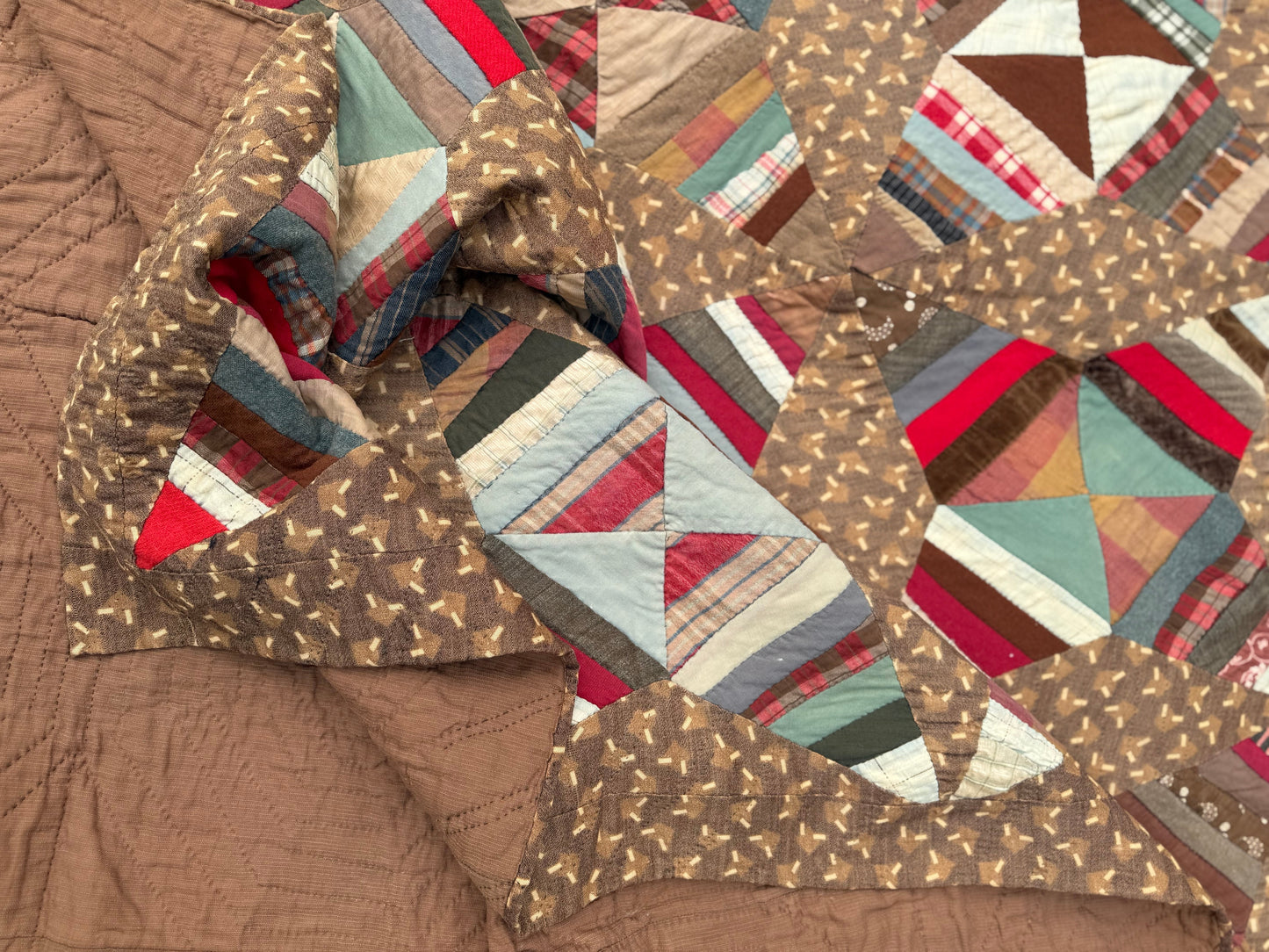 Antique Rocky Road to Kansas Quilt