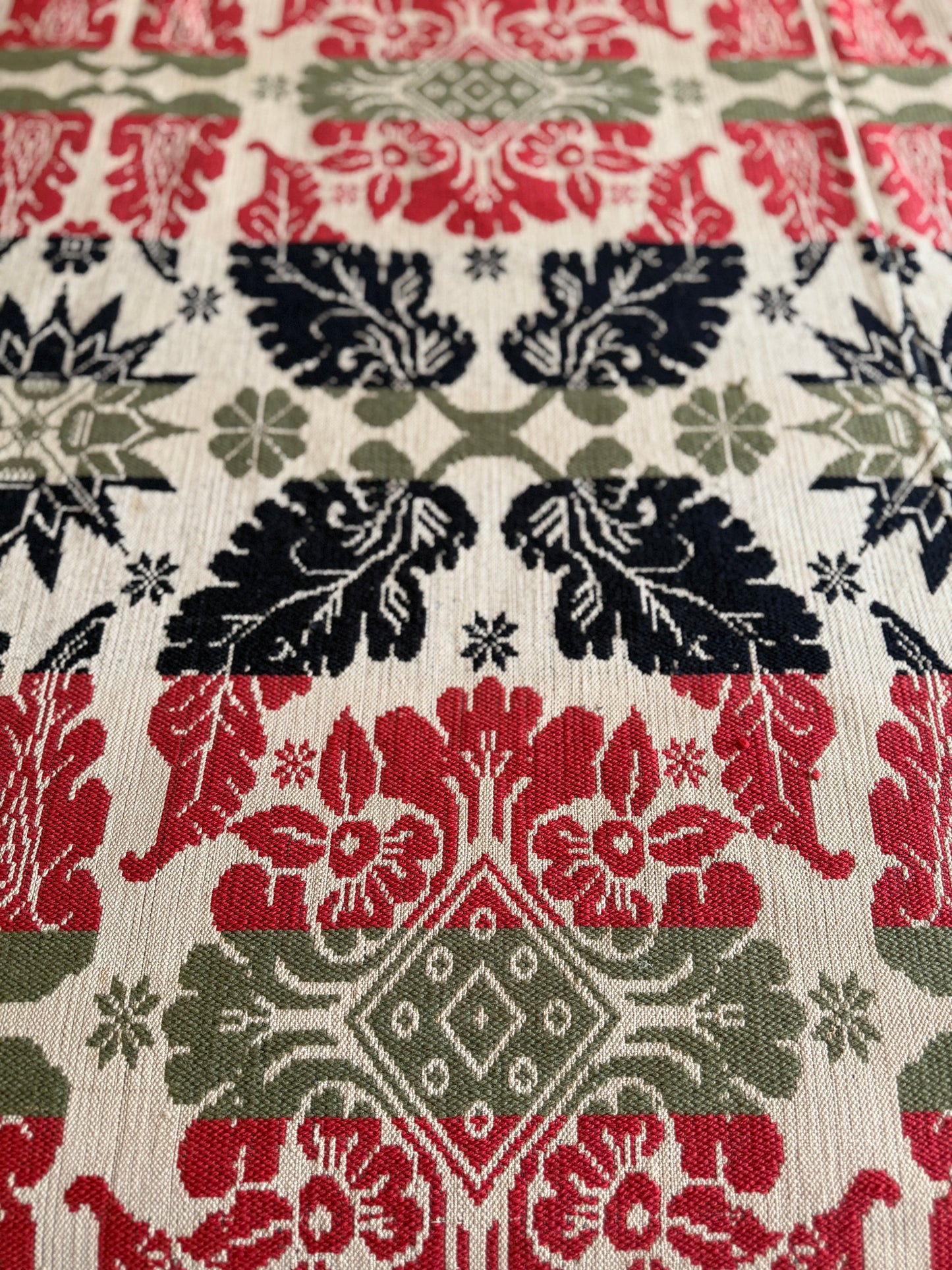 Antique John Kaufman Coverlet