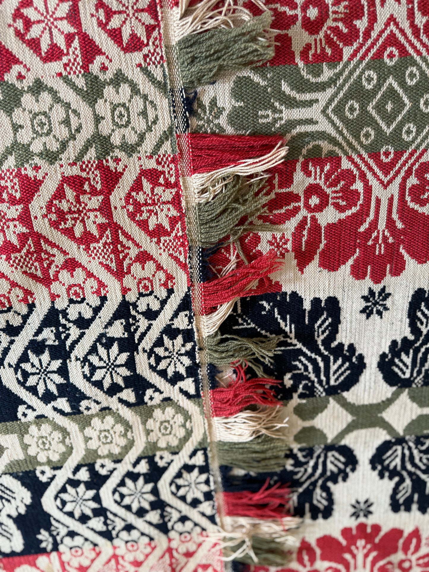 Antique John Kaufman Coverlet