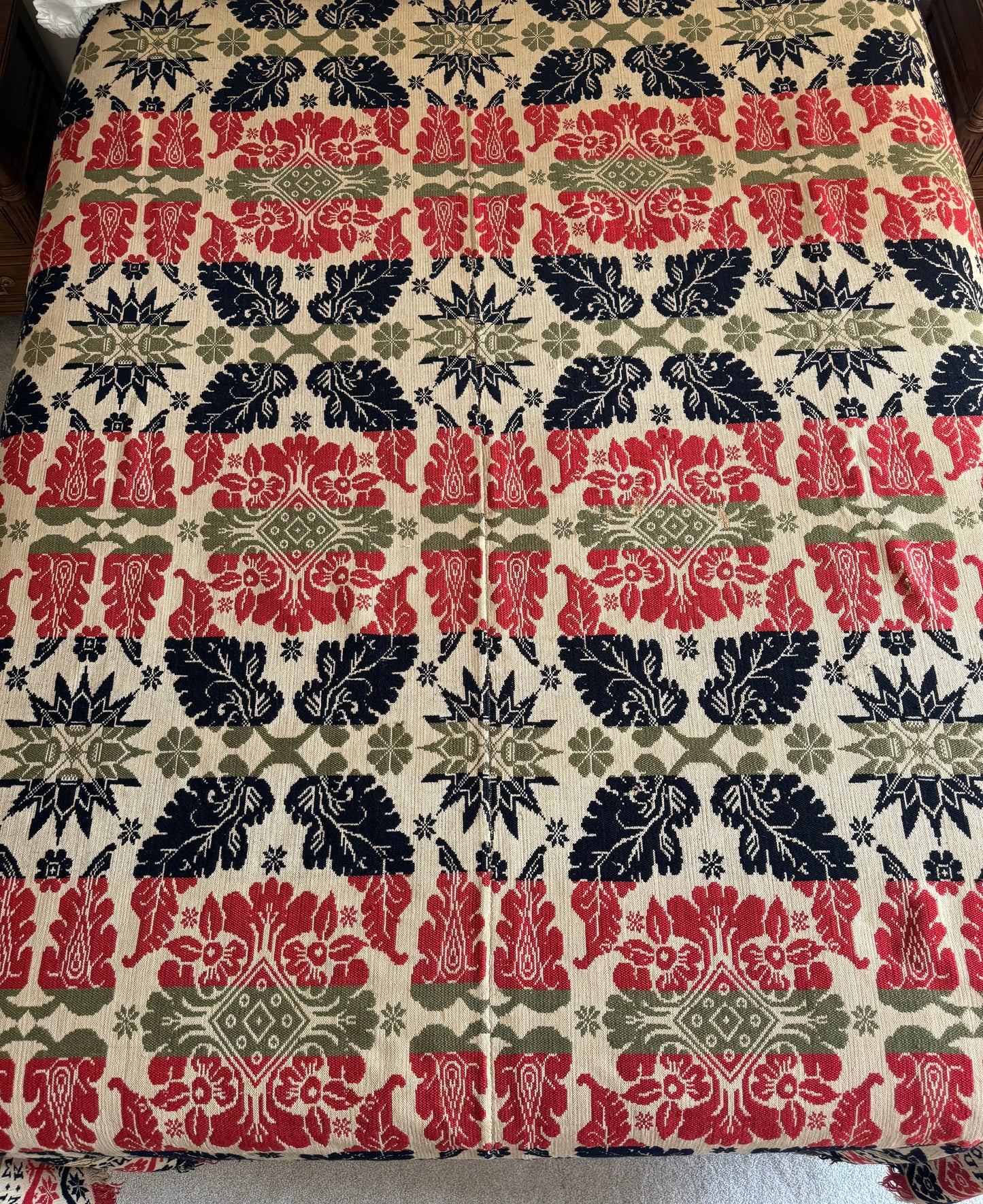 Antique John Kaufman Coverlet