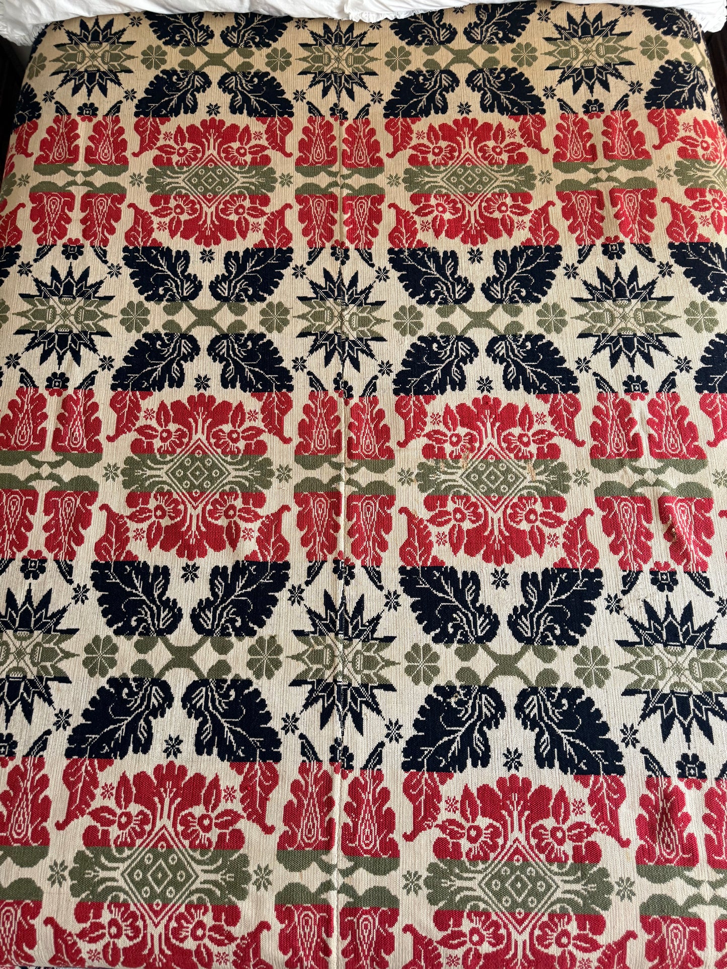 Antique John Kaufman Coverlet