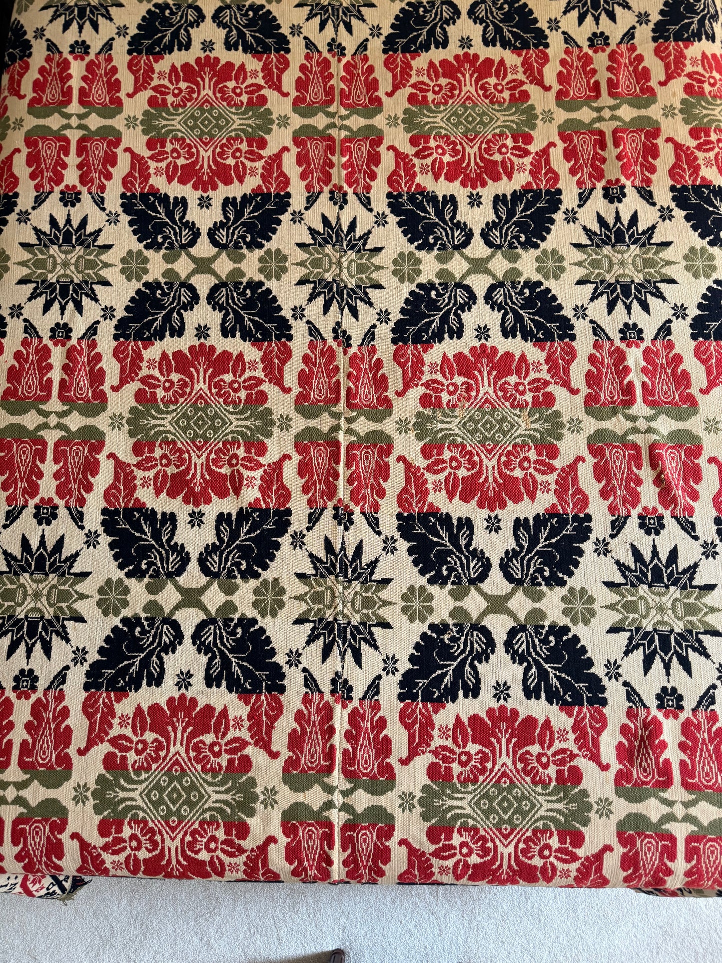 Antique John Kaufman Coverlet