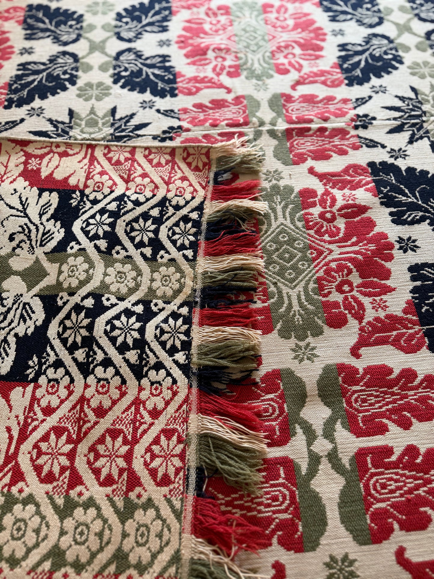 Antique John Kaufman Coverlet