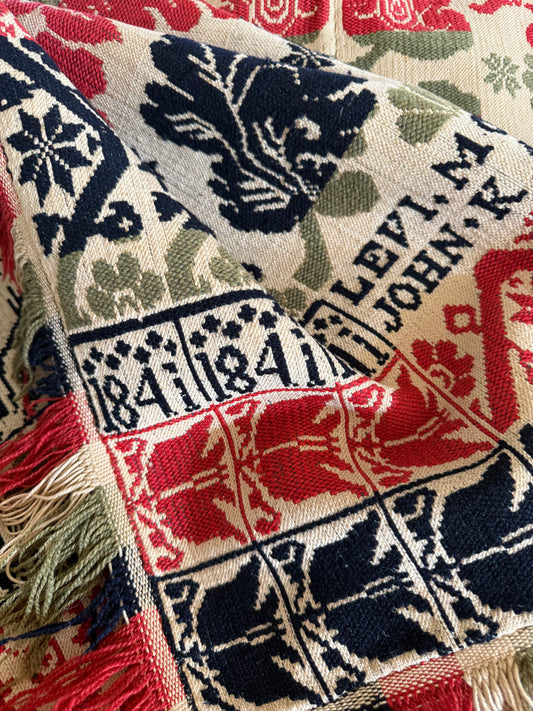 Antique John Kaufman Coverlet