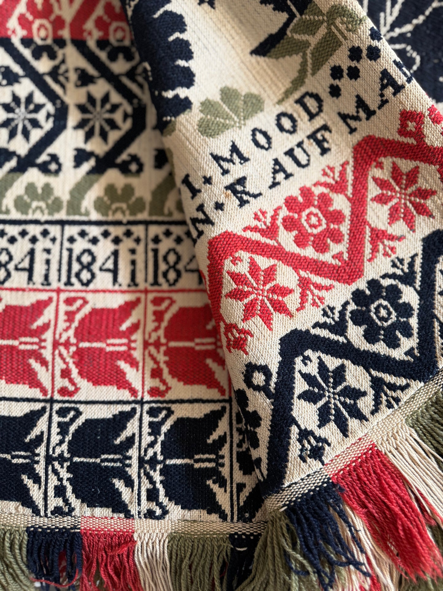 Antique John Kaufman Coverlet