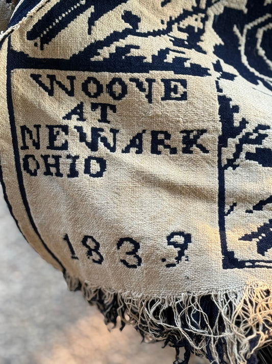 Antique 1839 Hand Woven Coverlet