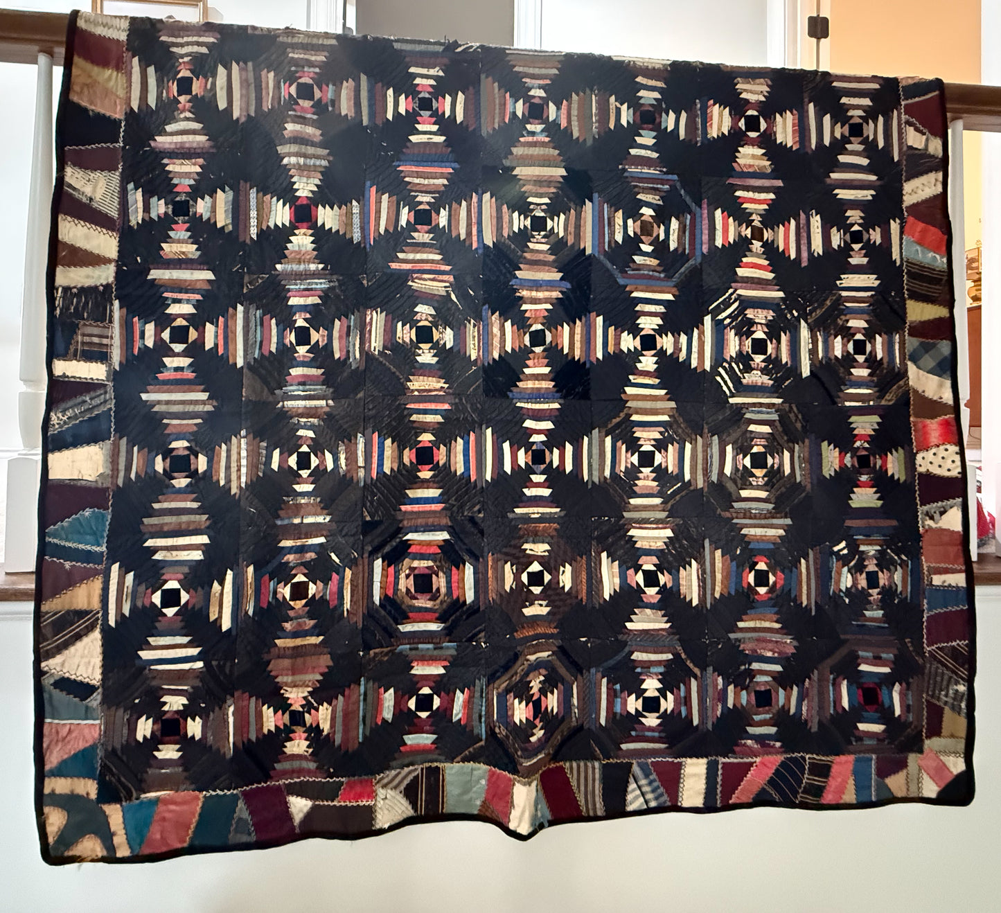 Antique Silk Pineapple Quilt