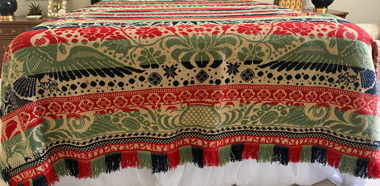 Antique William Ney Coverlet