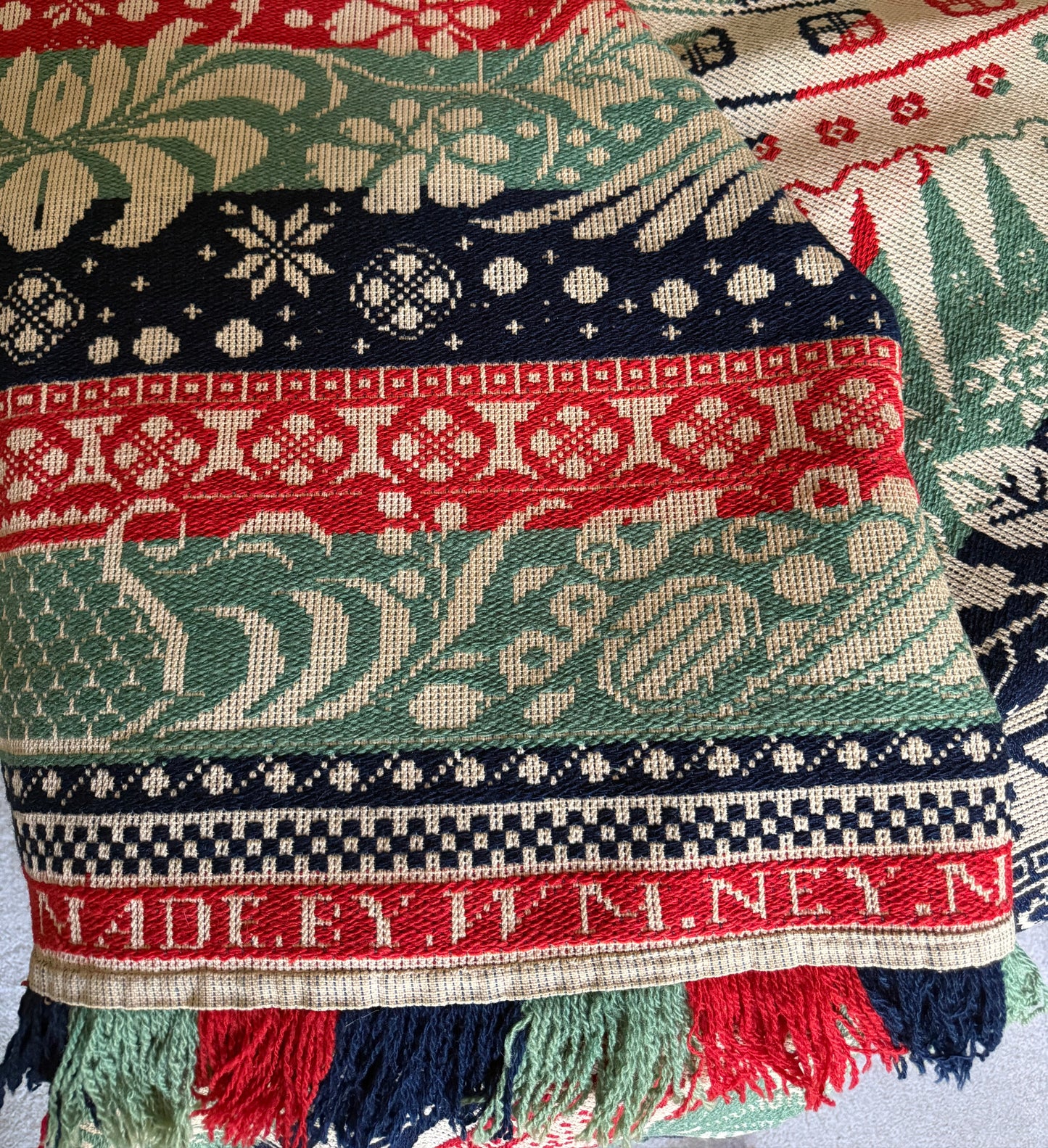 Antique William Ney Coverlet